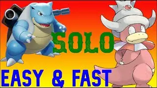 How to Easily SOLO 7-star Blastoise with Slowking