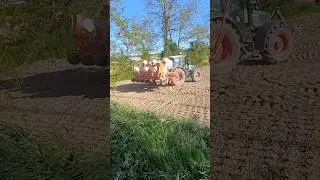 This is the corn seed planting machine / Questa &egrave; la macchina per piantare semi di mais #shorts