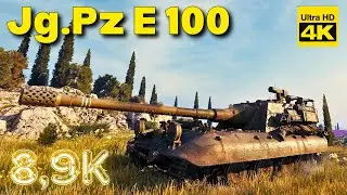 World of Tanks 8 Kills 8,9k damage Jagdpanzer E 100 | 4K Video | - My battle My rules