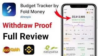Budget Tracker by Fold Money Withdraw Proof $5,813 new earning app Budget Tracker