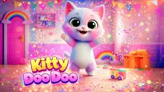 Cute Kitty Dance 🐱 | Baby Shark Style Kids Song | Fun Cat Rhyme