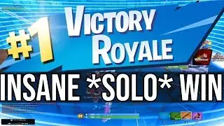 INSANE POP-UP CUP *SOLO* WIN - Fortnite