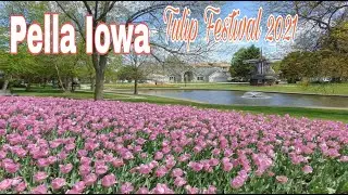 Pella Iowa USA/Tulips Festival Pella Iowa 2021/Netherlands in Pella Iowa/#Tulips
