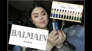 BALMAIN x Loreal Paris Lipsticks | lovevasmakeup