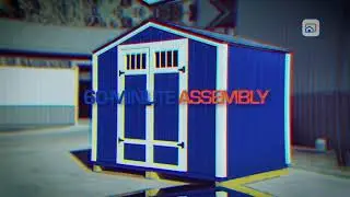 8'x6' RapidShed-1 Hour. 2 Person Team. Built Start to Finish