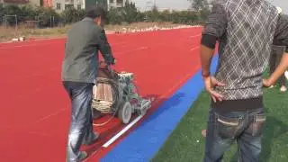 SPU Synthetic Running track and Cushion Resilient Sports Flooring