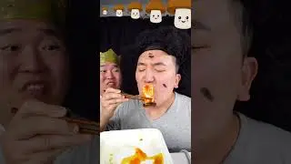 большой против маленького 1~100% челлендж еды | грибы эноки смешной Mukbang #shorts