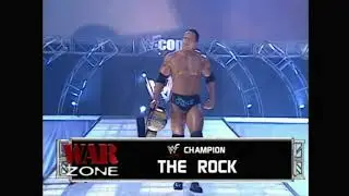 The Rock Entrance as WWE Champion - WWE RAW After SummerSlam 08/28/2000