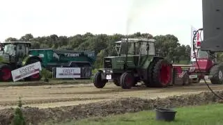 Arnoud Huisman, run 1, Tractorpulling Hoogeveen