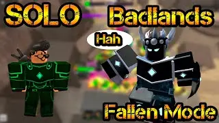 Solo Badlands Fallen Mode Roblox Tower Defense Simulator Third attempt