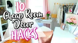 10 Cheap LIFE HACKS to decorate your room! | Belinda Selene