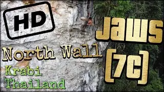 Jaws (7c)... Mystic Beasts... North Wall... Krabi Thailand