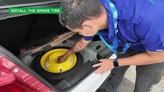 Steps to follow to change a tire