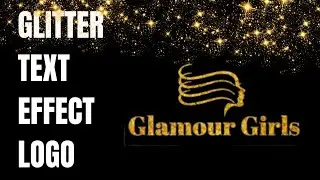 How to Create a Glitter Logo - 3 Quick Steps - Canva Tutorial
