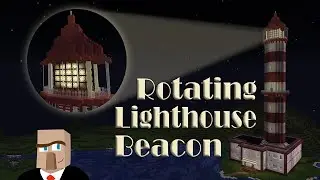 Build this Huge ROTATING LIGHTHOUSE BEACON in Minecraft