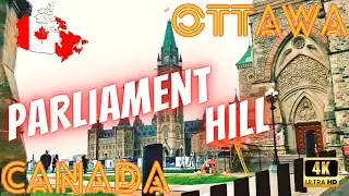 OTTAWA, CANADA 🇨🇦 &ndash; PARLIAMENT HILL &ndash; 4K WALK