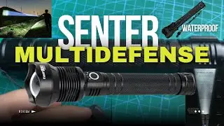Riview Senter TaffLED Senter LED Flashlight USB Rechargeable XHP 70 2000 Lumens - JHS522X - Black