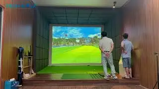 TECHGOLF | Vlog lắp đặt ph&ograve;ng golf 3D tại Tứ Kỳ, Hải Dương c&ugrave;ng Gi&aacute;m đốc Dũng Techgolf
