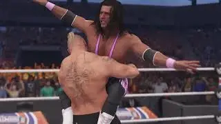 WWE Bret Hart vs Brock Lesnar