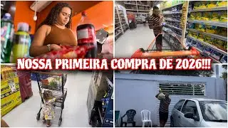 PRIMEIRA COMPRA DO ANO + ROTINA!!!
