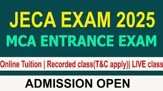 WB JECA EXAM 2025 ONLINE TUITION | JECA COACHING IN WEST BENGAL