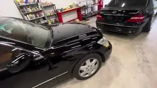 2004 Lexus Ls430 Black Onyx on Saddle walk around