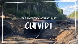 Culvert dropped in! Pit run and sand finally arrived #offgrid