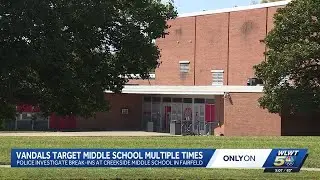 Fairfield middle school wrestling room targeted in series of break-ins