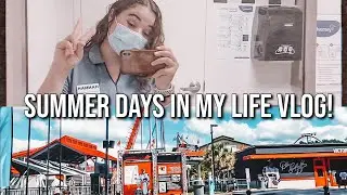 SUMMER DAYS IN MY LIFE VLOG! Work, Carowinds YTHX21 & Food | Hannah Rebekah