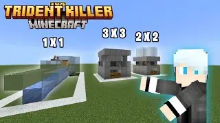 Cara Membuat Trident Killer 1x1, 2x2, 3x3 &ndash; XP Farm Auto di Minecraft Bedrock!