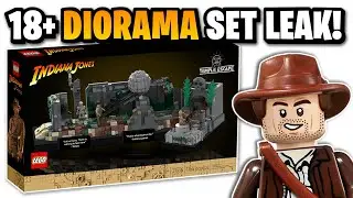 LEGO Indiana Jones 2023 Temple Escape Diorama Set Description
