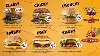 Menu Board Dynamique - N&ordm; 10