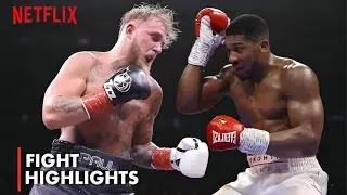 Anthony Joshua DESTROYS Jake Paul! FULL FIGHT HIGHLIGHTS (NETFLIX)