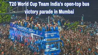 T20 World Cup | Team India's Open Top Bus Victory Parade in Mumbai | | Alex Kale Vlogs |
