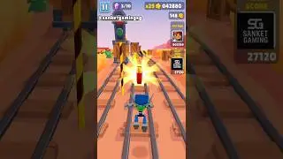 Subway Surfers One Run Challenge 😱 #trending #subwaysurfers #sanketgamingsg #onerun #challenge