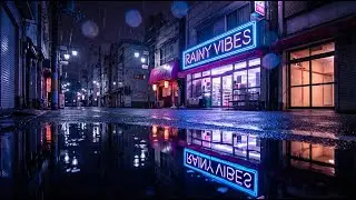 Lofi Night Streets 🌧️ | Night City Rain Lofi for Chill & Focus Vibes