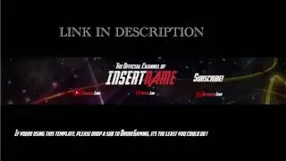 FREE YOUTUBE CHANNEL ART PHOTOSHOP TEMPLATE (FREE DOWNLOAD)