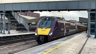 East Midlands Railway,  departure from Leicester station January 26