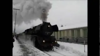 Winterdampf nach Oberstdorf 2012 Dampflok 41 1150 in Oberstdorf