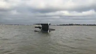 Whisper White Formula Catamaran capsizing and recovery