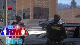 Arma 3 Life Police #1 - Bank Robbery!