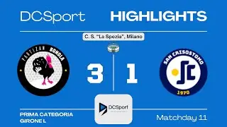 PARTIZAN BONOLA-SAN CRISOSTOMO 3-1 | 11 Giornata | Prima Categoria | Girone L | Milano