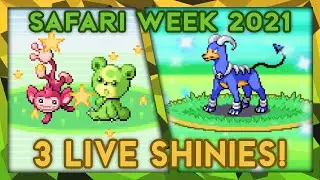 [Safari Week 2021] 3 Live Shinies in the Emerald and HGSS Safari Zones!