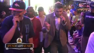 Las Vegas rappers freestyle cypher with Beat Box!