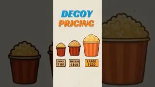 Decoy Pricing: The Psychology Behind That 'Medium' Popcorn 🍿💸 #business #ecommerce #marketingtips