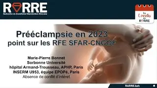 Lundi RARRE#16 Prééclampsie en 2023