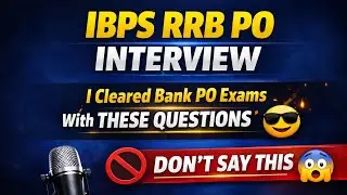 IBPS RRB PO All Interview Questions asked |IBPS RRB interview guidance 2026