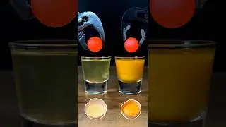 1000&deg;C RHCB vs Egg Glair + Egg Yolk🥚😱#satisfying #experiment #science #asmr