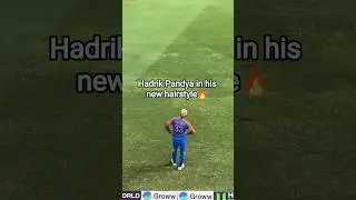 Hardik Pandya with his new hairstyle🔥 #hardikpandya #asiacup2025