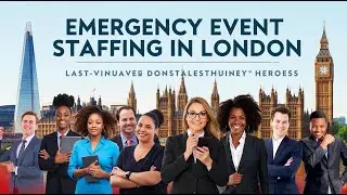 Emergency Event Staffing in London | Last-Minute Hospitality Heroes
